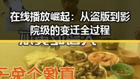 在线播放崛起:从盗版到影院级的变迁全过程